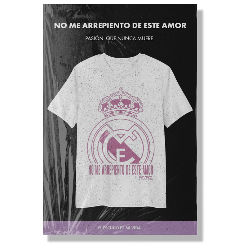 Camiseta No me Arrepiento de este Amor